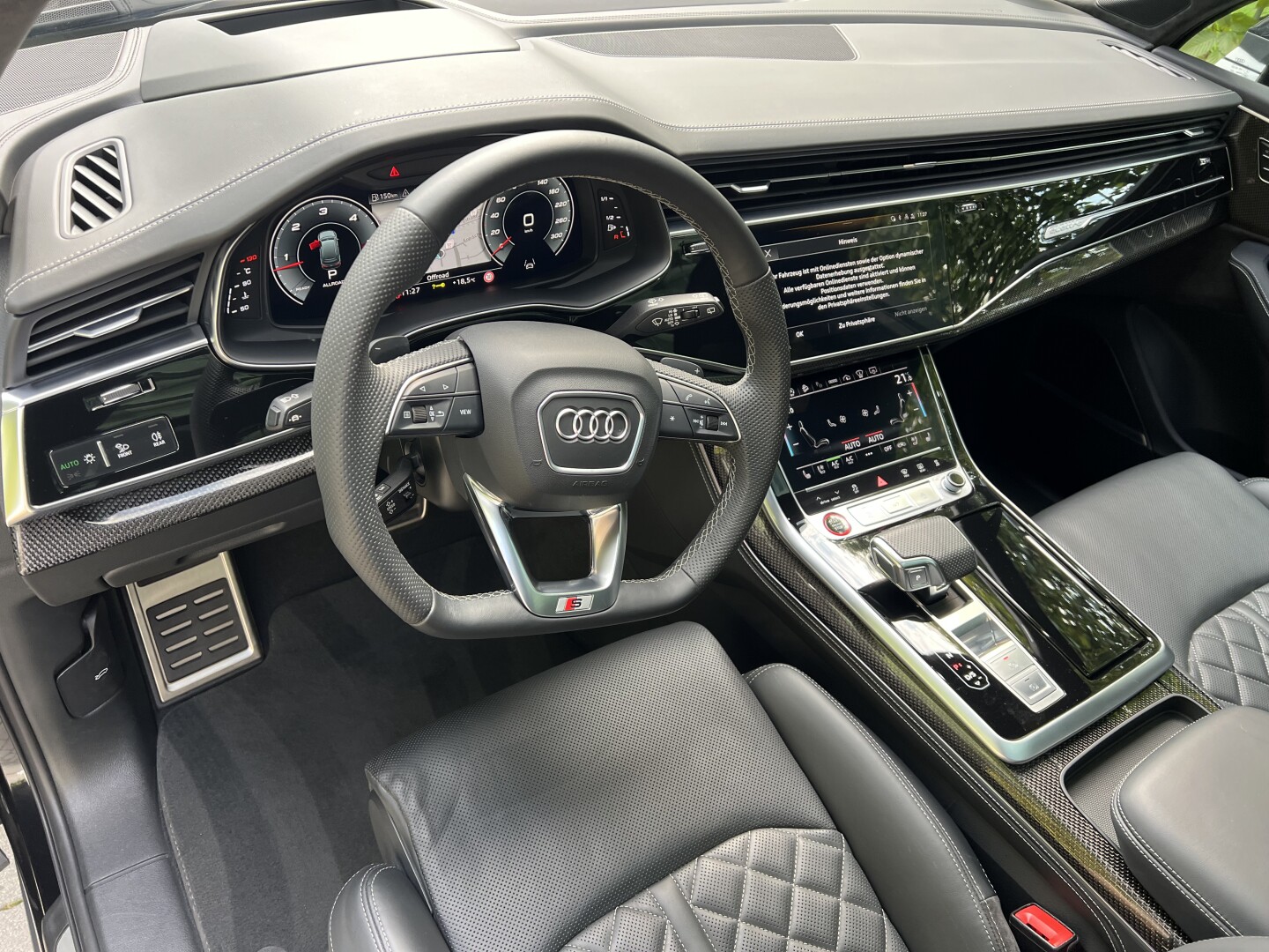 Audi SQ7 4.0TDI Keramik Carbon Night-Vision Laser B&O 7-Set З Німеччини (128525)