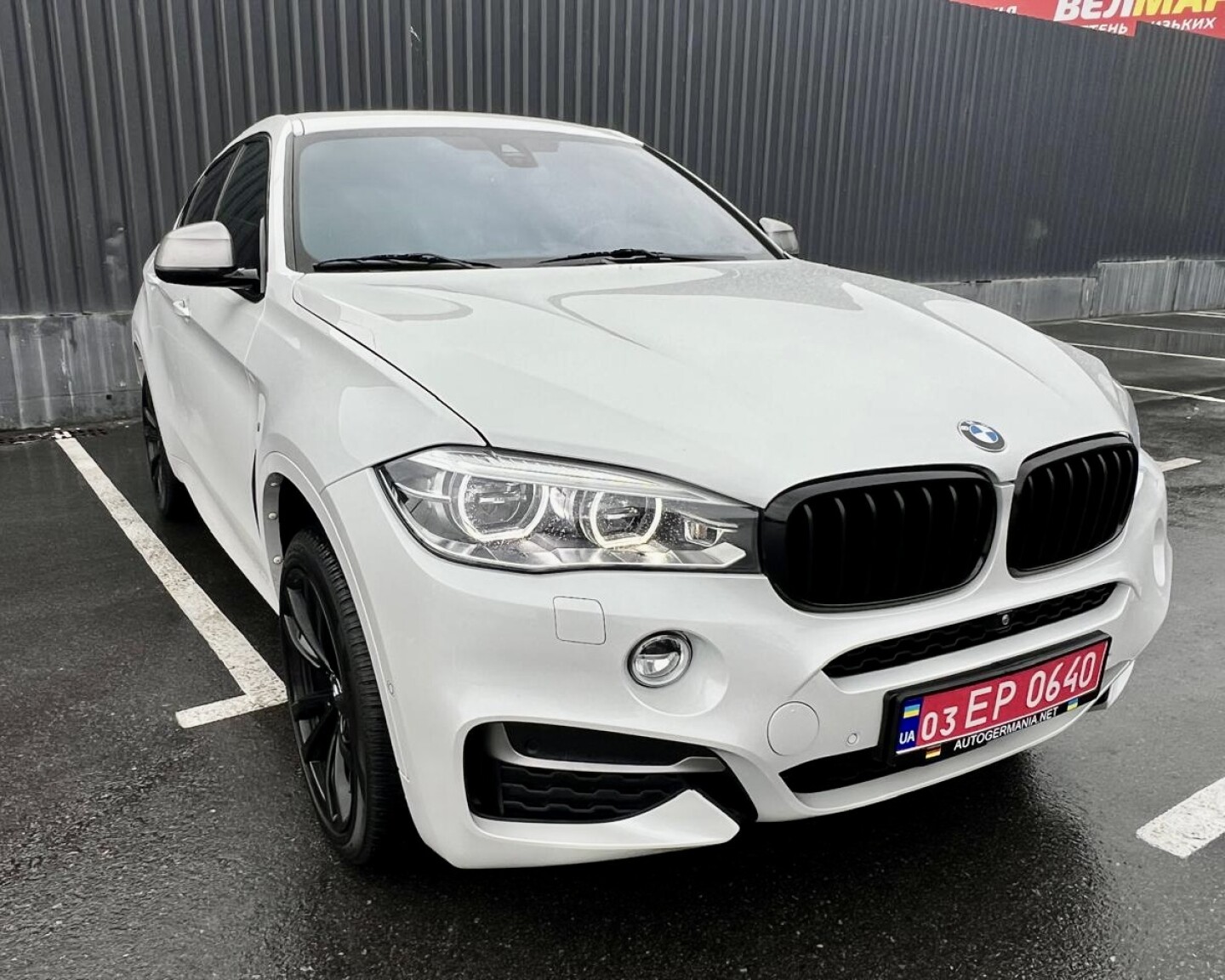BMW X6 M50d xDrive M-Sport Black-Paket LED Aus Deutschland (128789)