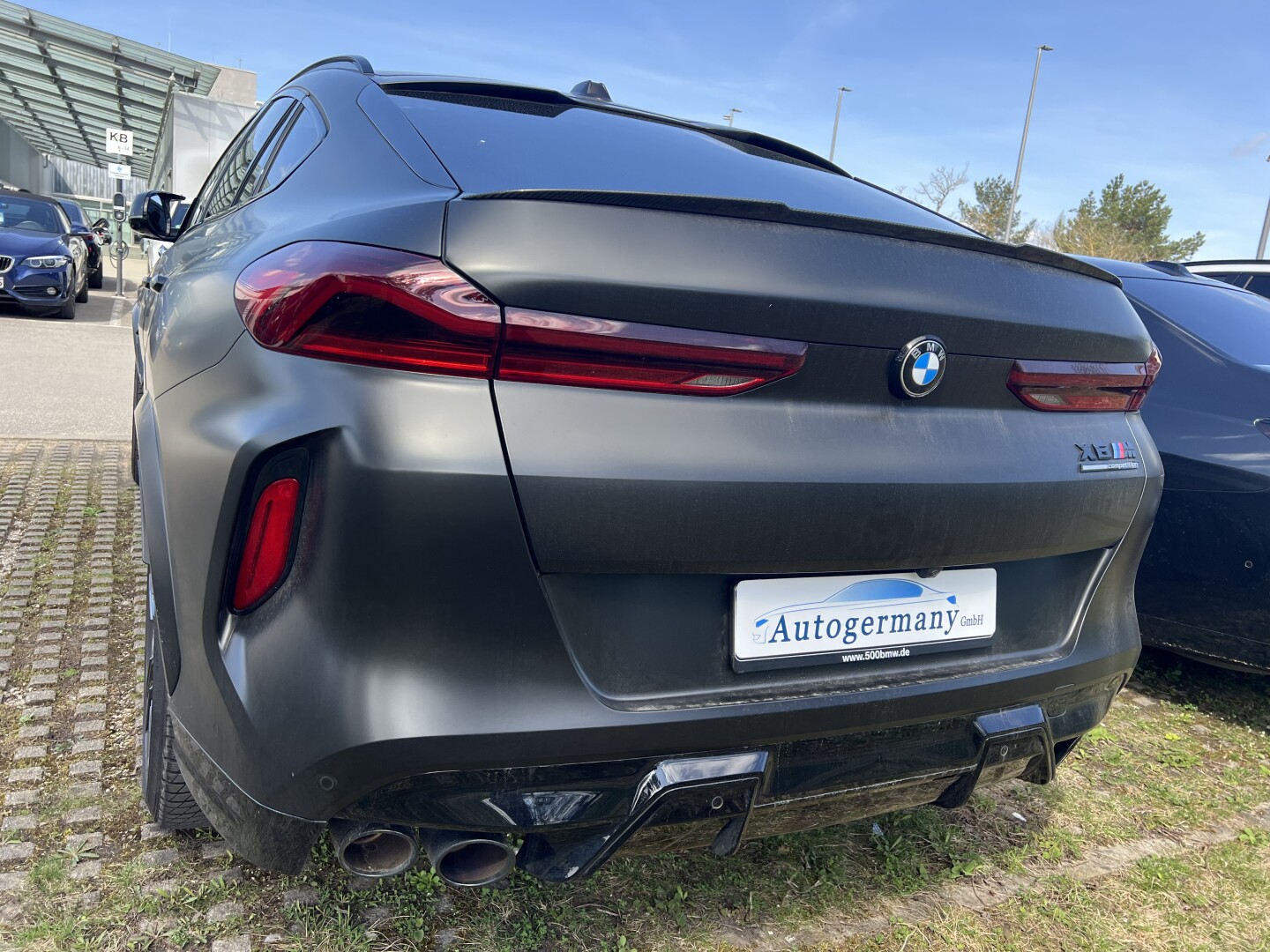 BMW X6 M Competition 625PS Black-Matt Individual  З Німеччини (130914)